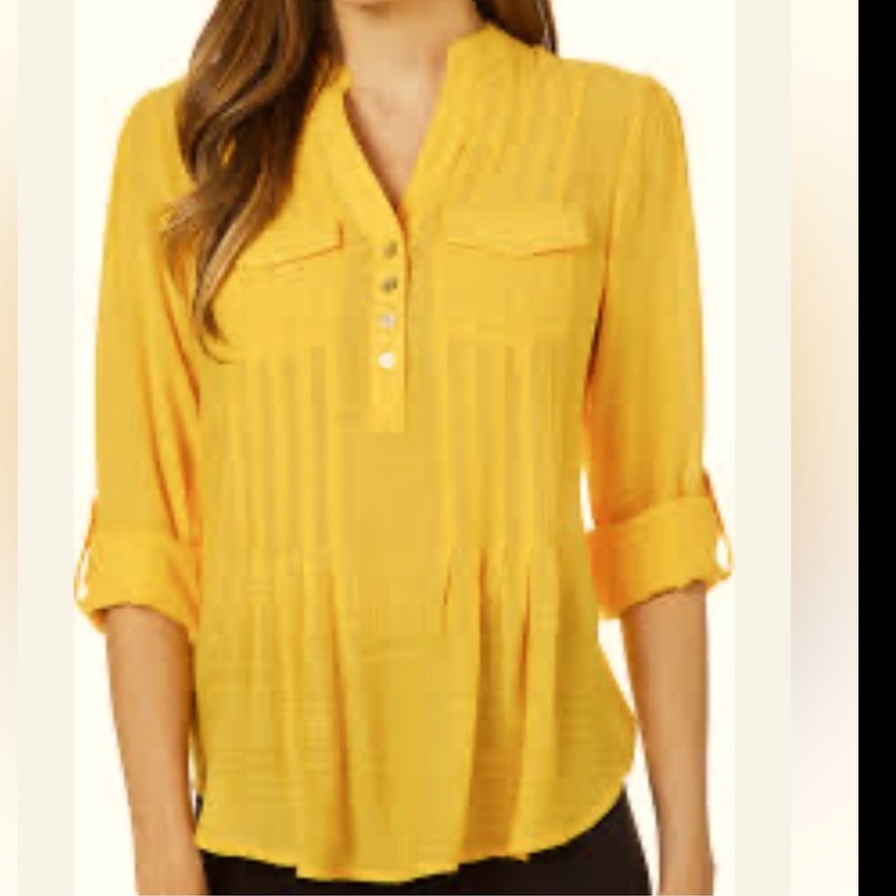 2-Ruby Rd Tops Blue & Yellow Sz M & PM - Picture 6 of 11